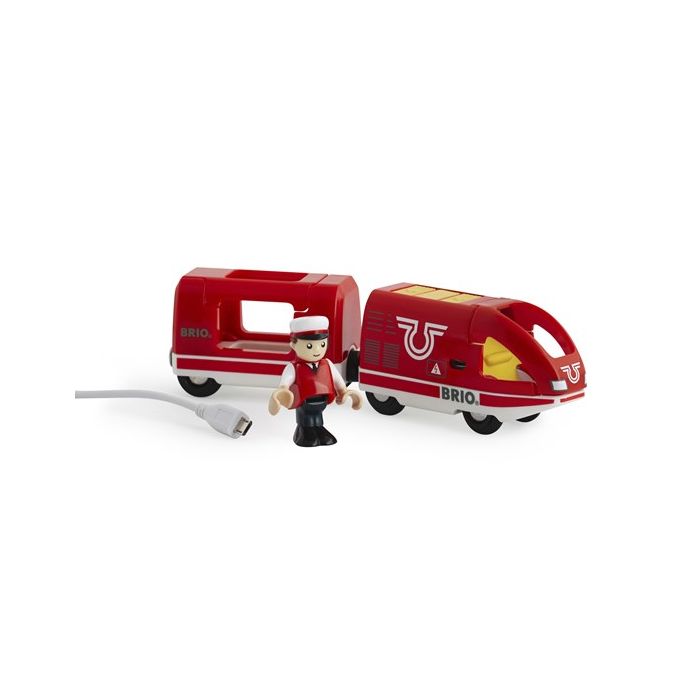 BRIO Red Travel Rechargeable Train