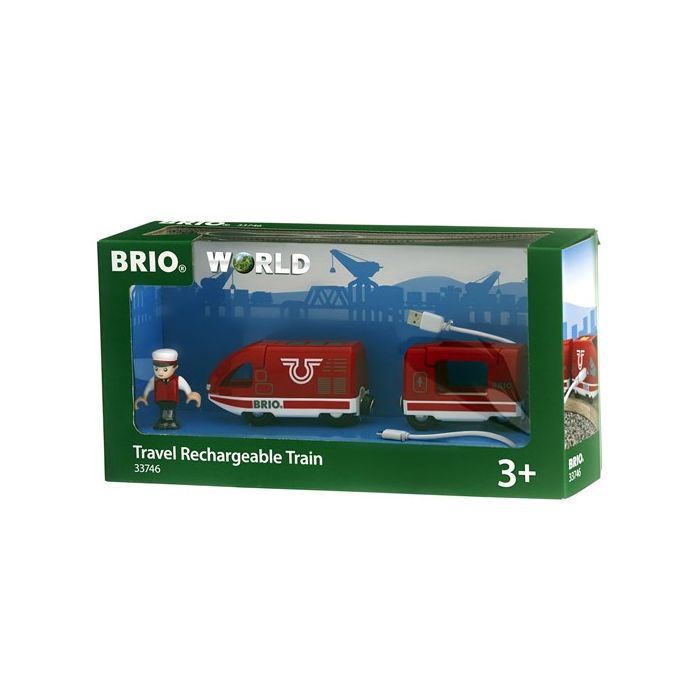 BRIO Red Travel Rechargeable Train