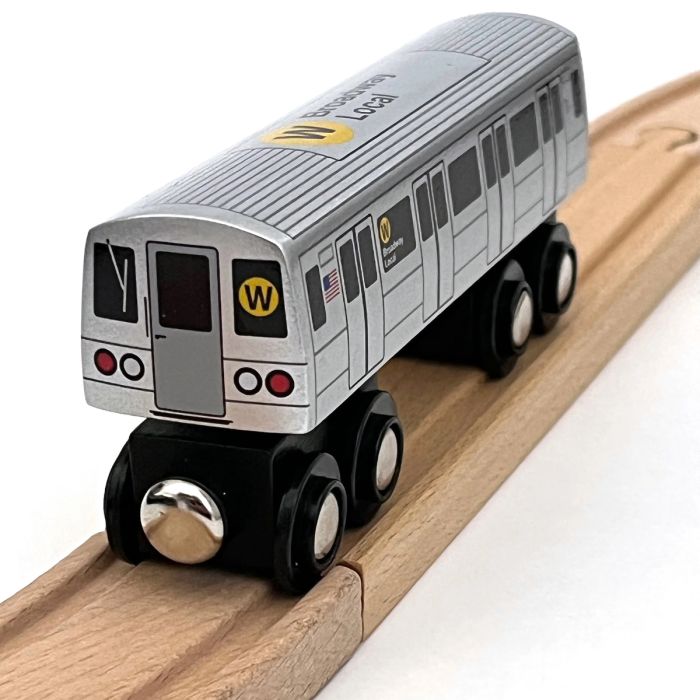 NYC Subway Wooden W Train (R160)