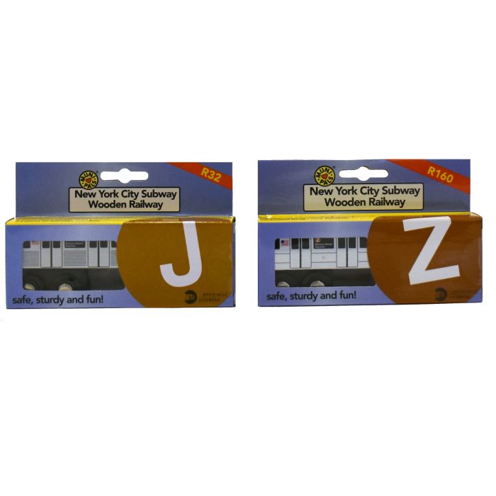 NYC Subway Wooden Z Train