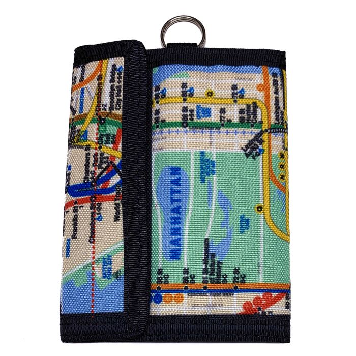 NYC Subway Map RFID Wallet