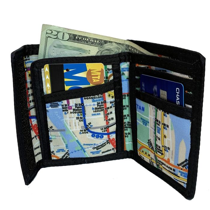 NYC Subway Map RFID Wallet