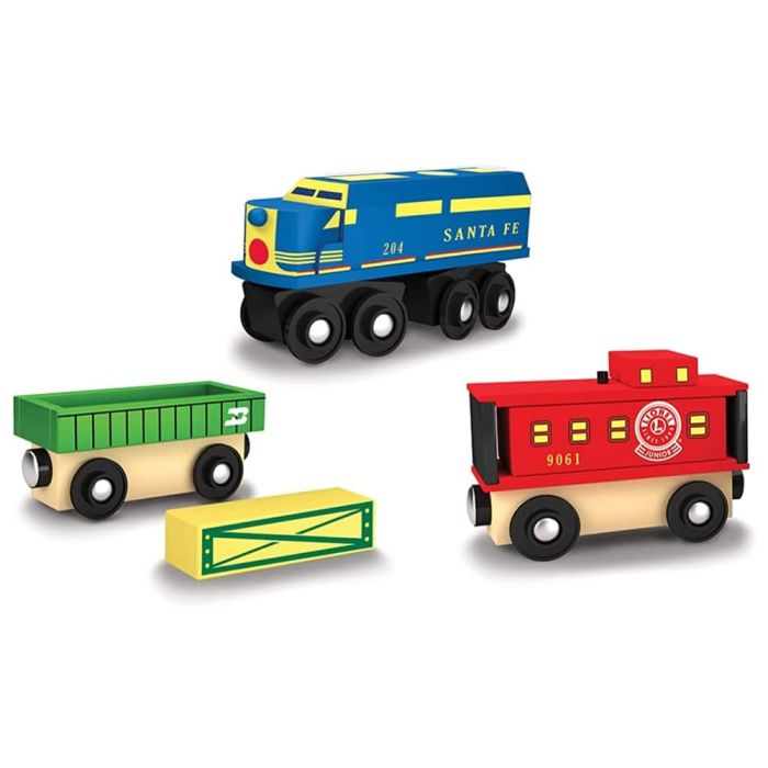 Wood Lionel Santa Fe Set