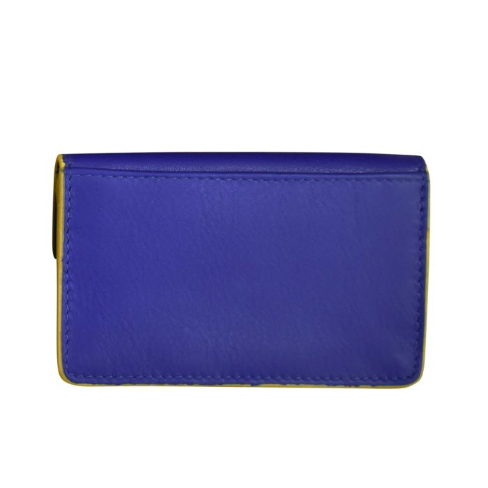 Envelope Business Card Holder Cobalt/Yellow Envelope Business Card Holder Cobalt/Yellow