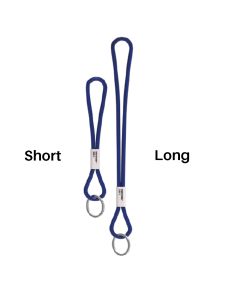MTA Pantone PMS 286 Blue Short Key Lanyard