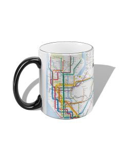 NYC Subway Diagram Map Mug