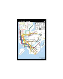 NYC Subway Diagram Map Magnet