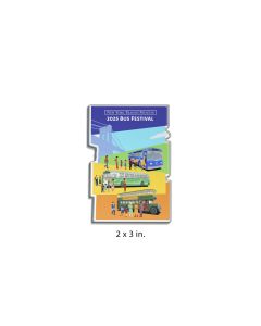 Bus Festival 2025 Magnet