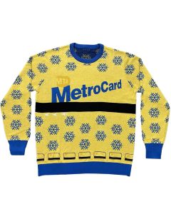 Adult MTA MetroCard Ugly Sweater