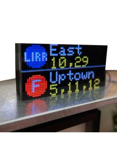 Large NYC Subway LED Countdown Clock
