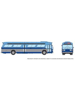 HO 1/87 New Look Bus (Deluxe): New York MTA - Blue: #6488