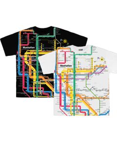 Toddler NYC Subway Diagram Map T-Shirt