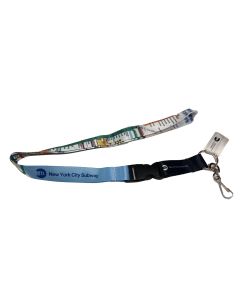 NYC Subway Diagram Map Lanyard