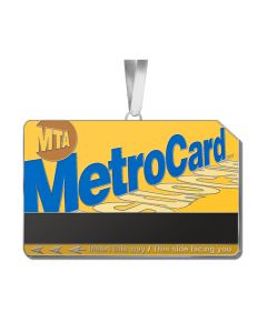 Metal MetroCard Ornament
