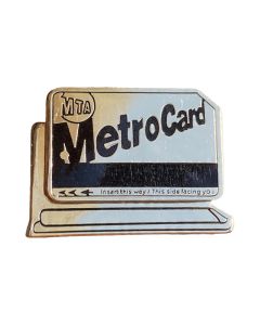 Sliding MetroCard Pin