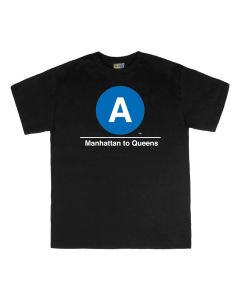 Subway T-Shirt A Train (Manhattan to Brooklyn)
