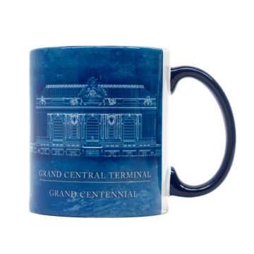 Grand Central Terminal Blueprint Mug