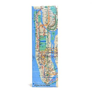 Tall Subway Map Magnet