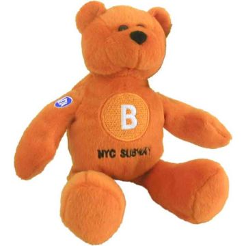 NYC Subway #B Train Teddy Bear