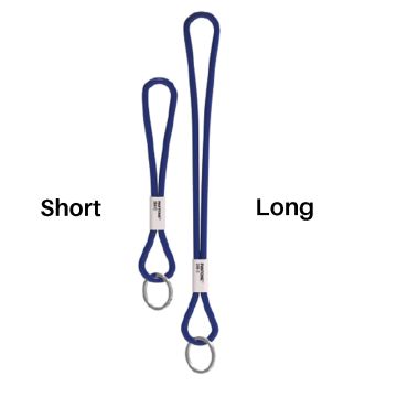 MTA Pantone PMS 286 Blue Short Key Lanyard