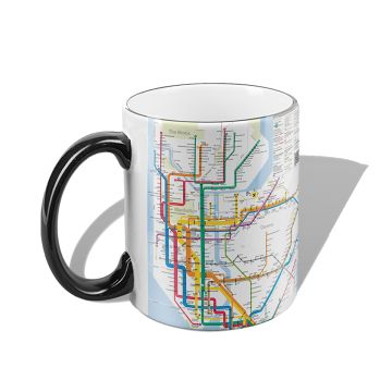 NYC Subway Diagram Map Mug