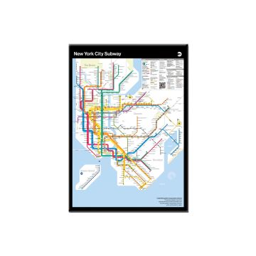 NYC Subway Diagram Map Magnet