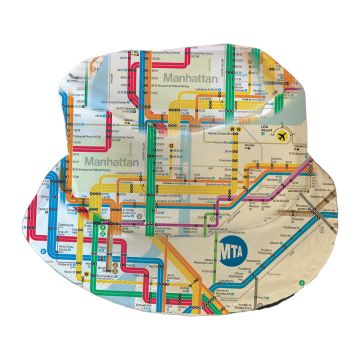 NYC Subway Diagram Map Baby Bucket Hat