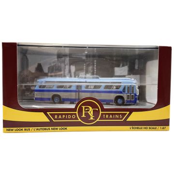 HO 1/87 New Look Bus (Deluxe): New York MTA - Blue: #6451