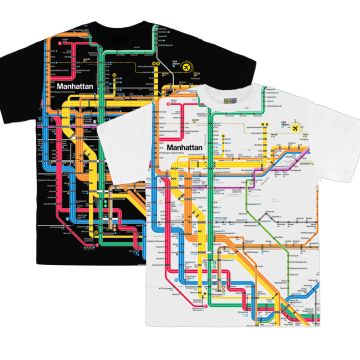 Kids NYC Subway Diagram Map Tee