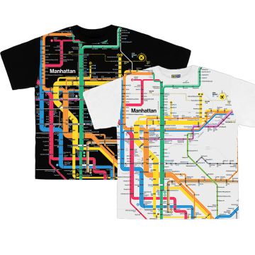 Toddler NYC Subway Diagram Map T-Shirt