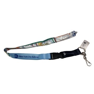 NYC Subway Diagram Map Lanyard