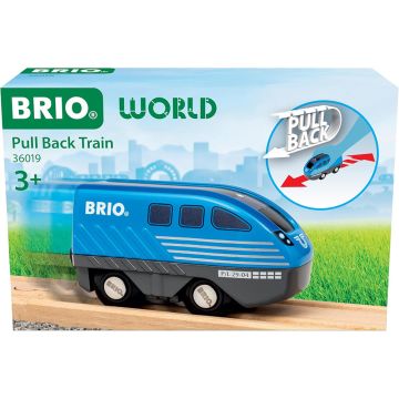 Blue Brio Pull Back Train 36019