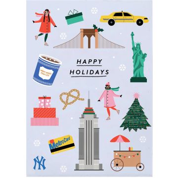 Happy Holidays from NYC Holiday Card