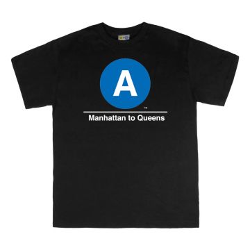 Subway T-Shirt A Train (Manhattan to Queens)