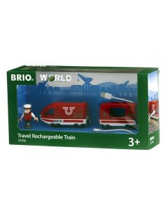 BRIO Red Travel Rechargeable Train