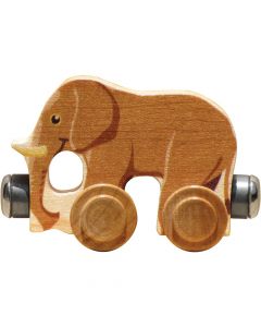 Wood NameTrains Elmer Elephant