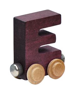 Wooden Letter E Train
