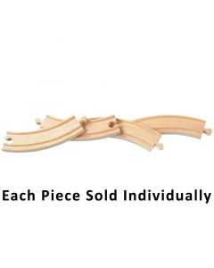 6 Inch Curved Wooden Track
