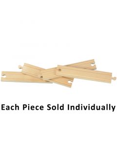 8 Inch Straight Wooden Track