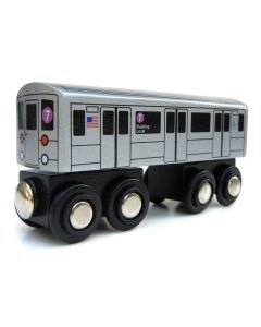 NYC Subway Wooden 7 Train