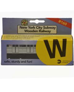NYC Subway Wooden W Train (R160)