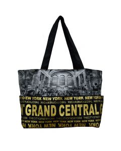 Gold Grand Central Tote Bag
