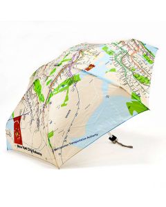 Subway Map Compact Umbrella
