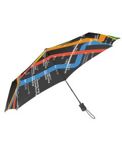 Vignelli Manhattan Diagram Umbrella