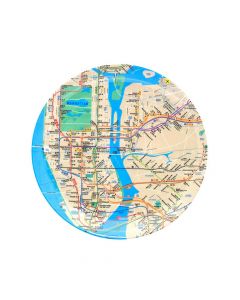 New York Subway Map Melamine Plate
