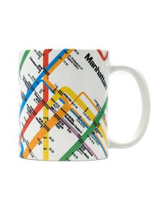 White Vignelli Diagram Manhattan Mug