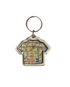 Key Ring Map Tee Lucite