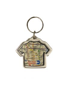 Key Ring Map Tee Lucite