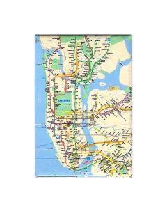 Subway Map Magnet