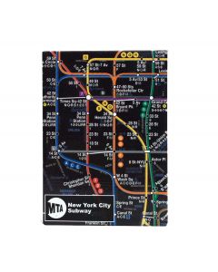 Subway Map Magnet (Black)